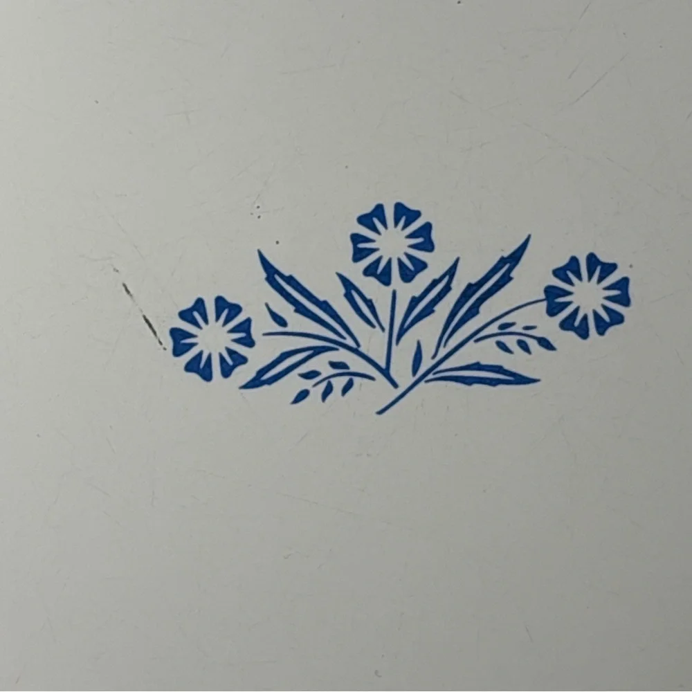 Vintage Corning Ware P-309 Blue Cornflower 9'' x 1.25 